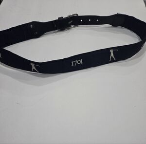 States & Sea  Men's Golf Belt with Embroidered Design Sz.36